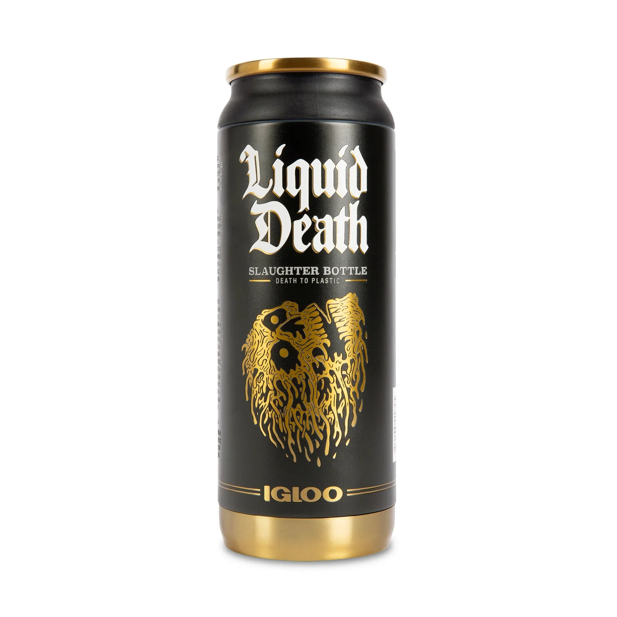 Liquid Death x Igloo Reusable Slaughter Bottle